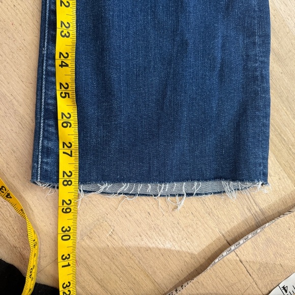 Mother RARE Denim The Tie Back Hustler Ankle Fray Jumpsuit NEW - Picture 11 of 13